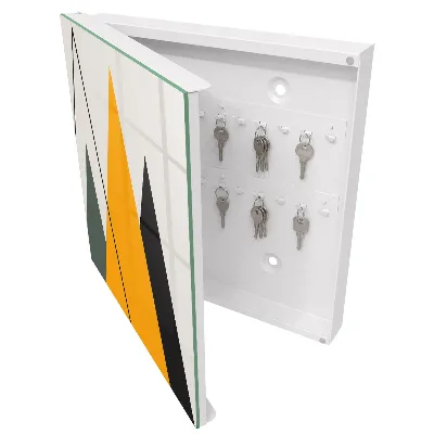 Modern composition Wall mounted key box