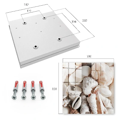 Coastal harmony Key box for wall