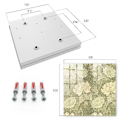 Floral design Key box for wall
