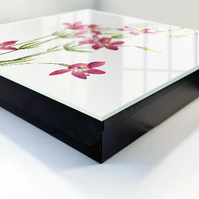 Pink flowers Key cabinet