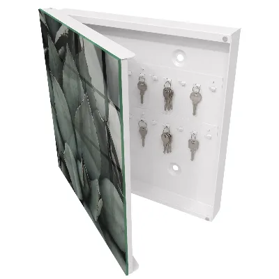 Botanical elegance key cabinet with a floral design