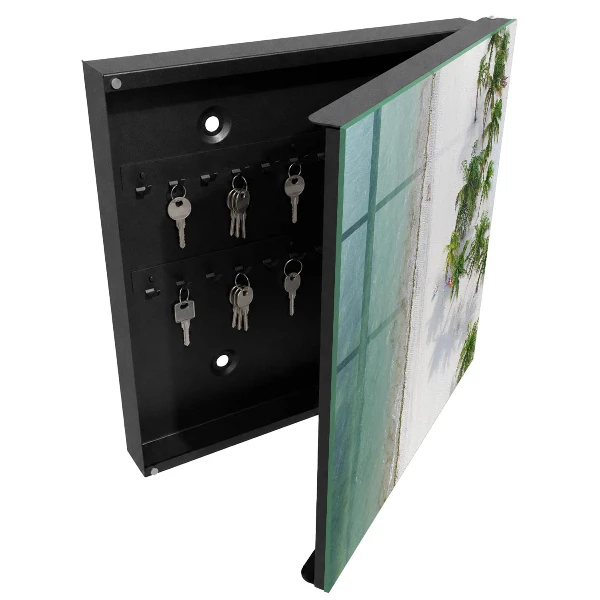 Tropical beach key box for wall tropical beach design