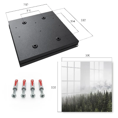 Misty pines Key box for wall