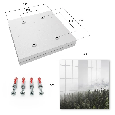 Misty pines Key box for wall