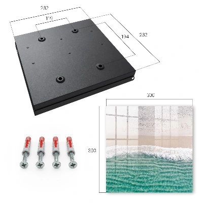 Summer beach Wall mounted key box