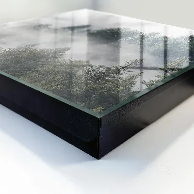 Wall-mounted key box misty forest design