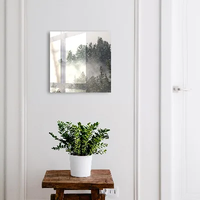 Wall-mounted key box misty forest design