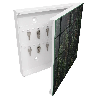 Green forest Key box for wall