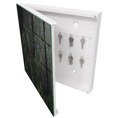 Green forest Key box for wall