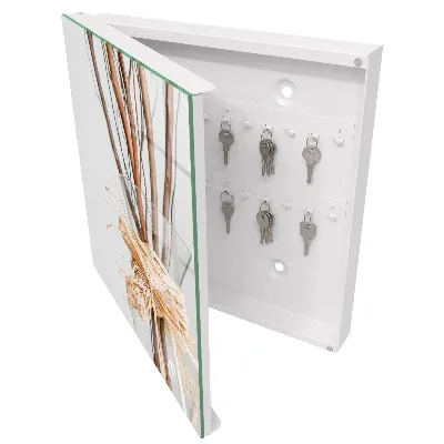 Branches in a vase Wall mounted key box