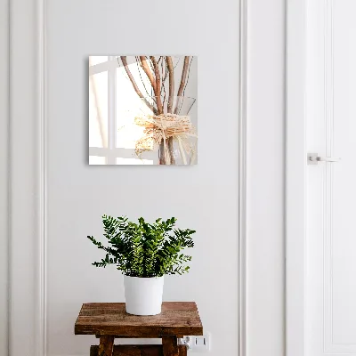 Branches in a vase Wall mounted key box