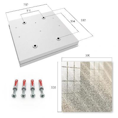 Foamy waves Key box for wall