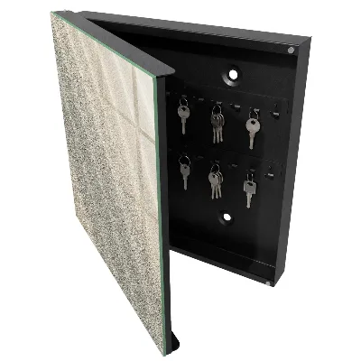 Foamy waves Key box for wall
