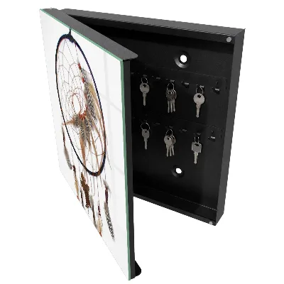 Antique talisman Wall mounted key box
