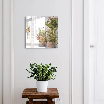 Stairs with plants Key cabinet