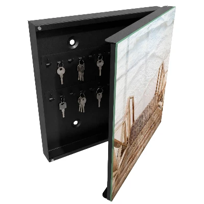 Beach peace Key box for wall
