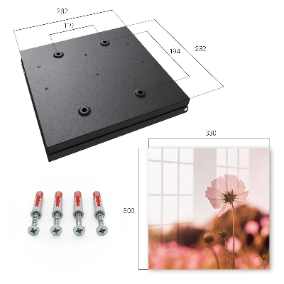 Floral elegance Wall mounted key box