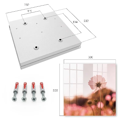 Floral elegance Wall mounted key box
