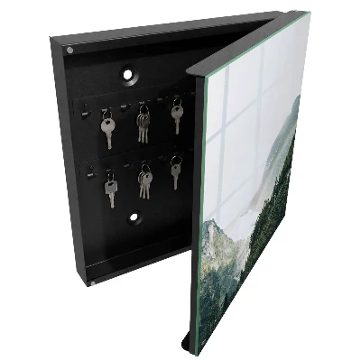 Rainbow mountains Wall mounted key box