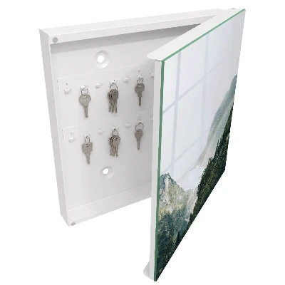 Rainbow mountains Wall mounted key box