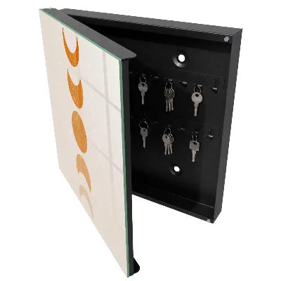 Moon phases Key box for wall