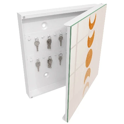Moon phases Key box for wall