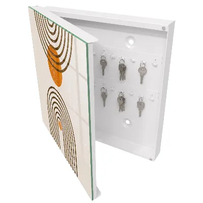 Retro geometry Wall mounted key box