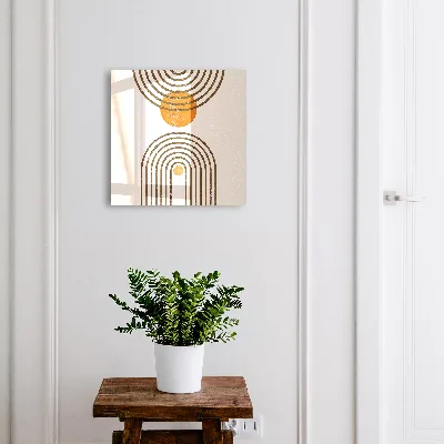 Retro geometry Wall mounted key box