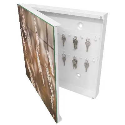 Grasses in the meadow Key box for wall