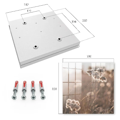 Natural lightness Wall mounted key box
