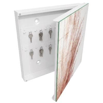 Boho style pastel grass Key cabinet