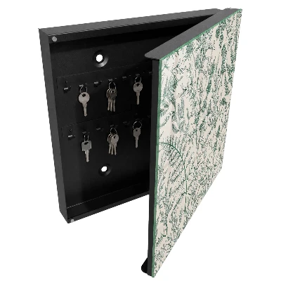 Botanical motifs Key box for wall