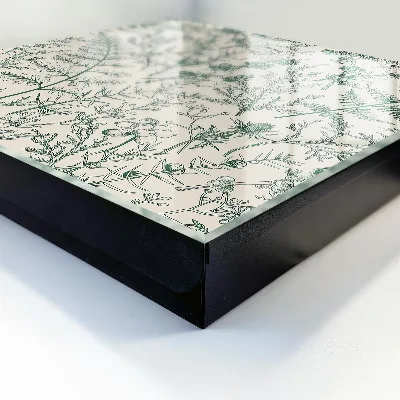 Botanical motifs Key box for wall