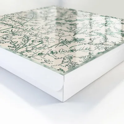 Botanical motifs Key box for wall