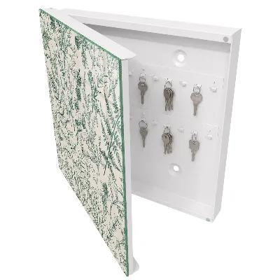 Botanical motifs Key box for wall