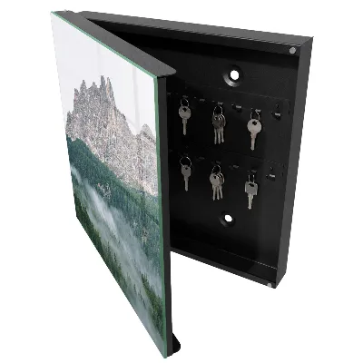 Mountain panorama Key cabinet