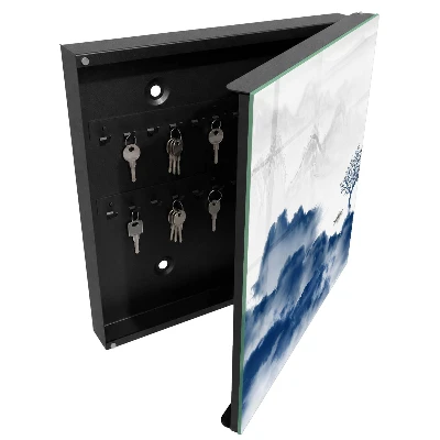 Mysterious mountains Key box for wall