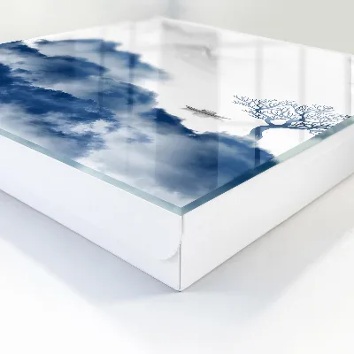 Mysterious mountains Key box for wall