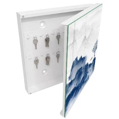 Mysterious mountains Key box for wall