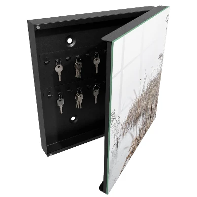 Key cabinet misty calm finish