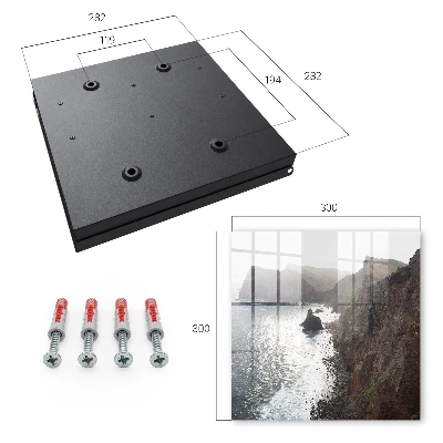 Ocean cliffs Wall mounted key box