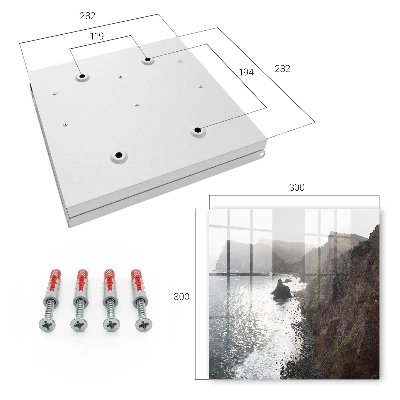 Ocean cliffs Wall mounted key box