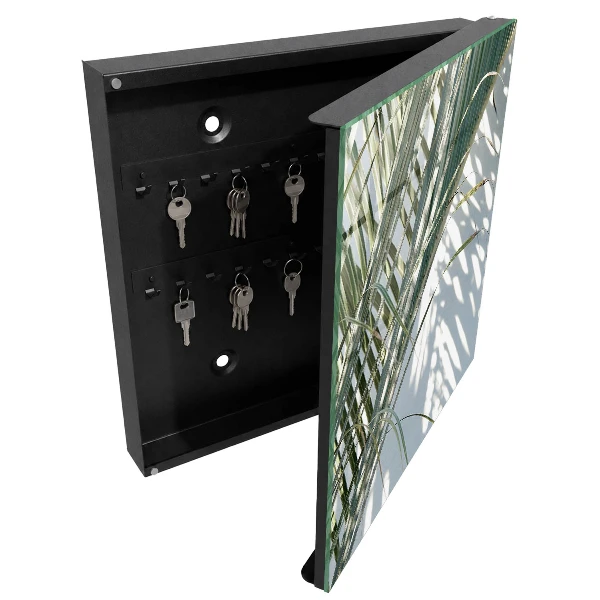 Palms and shadows Key box for wall