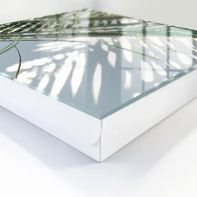 Palms and shadows Key box for wall