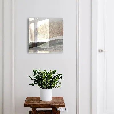 Wall-mounted key box in pastel harmony
