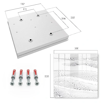 Lines of waves Key cabinet