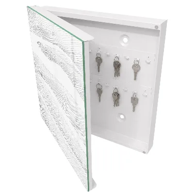 Lines of waves Key cabinet