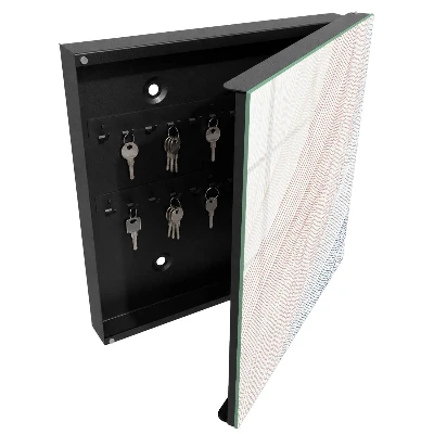 Wavy lines Key box for wall