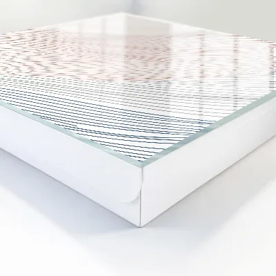 Wavy lines Key box for wall