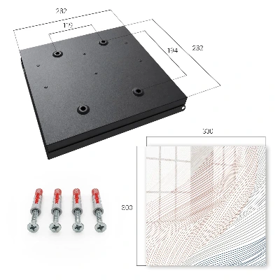 Wavy lines Key box for wall